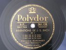 Bach Inventions Piano Alexandre Borowsky 7x Polydor 78rpm 10