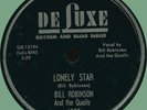 BILL ROBINSON & QUAILS Lonely Star / Quit Pushin' 78rpm DeLuxe 1954 doo-wop