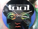 TOOL Clock design. Painted records vinyls. Handmade stencil work. Made in Aus