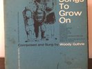 Songs to Grow On by Woody Guthrie 1958 Vinyl Folkways Records 1st Press w/ Book