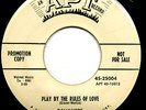 The CAVALIERS 45 Play By the Rules of Love / Dance Dance 1958 Doo Wop DJ WS1525