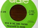 PEACHES & HERB - We're in this thing together / Let's fall in love - DATE