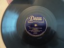 Vintage Andrew's Sisters -Bing Crosby-Al Jolson Vinyl 78 RPM Records