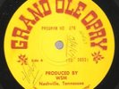 GRAND OLE OPRY #376 CHARLIE LOUVIN/BOBBY BARE/CONNIE SMITH/WILLIS BROS WSM Radio