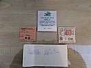 The Jam 3 x Vintage Tickets Stubs plus Paul Weller & Rick Butler Autographs