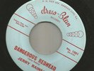 ROCKABILLY bw/ TEEN- JERRY RAINES-  DANGEROUS REDHEAD  -HEAR - 1960 DREW-BLAN