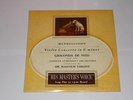 Mendelssohn Violin Concerto E Minor LSO/Sir Malcolm Sargent. HMV 10
