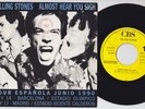 The ROLLING STONES * Almost Hear Your Sigh * 1990 SPAIN PROMO 45 *