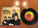 The Beatles Ticket To Ride Beautiful Picture Sleeve And Record Looks Unused 5407