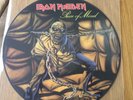 IRON MAIDEN - PIECE OF MIND.  PICTURE DISC LP RECORD. UNPLAYED PROMO.