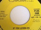 Peggy March If you loved me Demo VG+ Condition northern soul