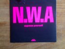 NWA / EXPRESS YOURSELF / STRAIGHT OUTTA COMPTON / RAP HIP HOP 45 PC