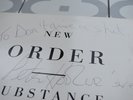 SIGNED Original New Order Substance 1987 PETER HOOK Fact 200 Record LP Vinyl EX+