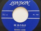 GARAGE PUNK MOD Ronnie Bird OU-VA-T-ELLE London 45 rare KILLER freakbeat NM