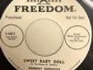 JOHNNY BURNETTE Rare Freedom Radio Station Promo Sweet Baby Doll 45 Rockabilly