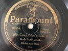 Paramount 12552 BEALE STREET SHEIKS ( Frank Stokes) MR. CRUMP V+  78rpm blues