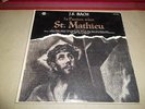 coffret de 3 disques 33 t  LA PASSION SELON SAINT MATTHIEU  J.S. BACH