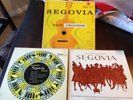 Andrés Segovia Classical Guitar 3 LP Vinyl records Decca DL 710043 9638 9751