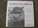Jimi Hendrix-Live At L.A. Forum 4-25-70-Rubber Dubber-Jacket EX-Vinyl EX+ to NM