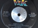 ROCKABILLY 45 - LEE DENSON - HEART OF A FOOL /THE PIED PIPER Eddie Cochran Hear