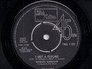 TAMLA MOTOWN 45 BARBARA RANDOLPH - I GOT A FEELING / CAN I GET WITNESS TMG 1133
