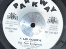NORTHERN SOUL 45 - THE FOUR EXCEPTIONS - A SAD GOODBYE /THE POWER PROMO M- Hear