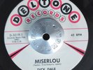 SURF GARAGE 45 - DICK DALE - MISERLOU /EIGHT TILL MIDNIGHT Rockabilly HEAR