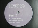 Paul Z - Open Mind / Piano Magic - Prophecy Recs - 1995