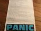 THE SMITHS PANIC LYRICS POSTER RARE ORIGINAL CARTEL ROUGH TRADE MORRISSEY PROMO