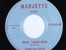 Blues 45 HOUND DOG TAYLOR Five Take Five MARJETTE HEAR