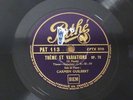 CARMEN GUILBERT / FAURE theme et variations - nocturne no 3 / PATHE