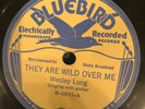 Bluebird 6891 Wesley Long THEY ARE WILD OVER ME  78rpm  EE+ Charlotte NC 1937