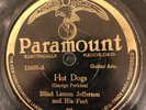 Paramount 12493 Blind Lemon Jefferson HOT DOG (solo) 78rpm  1927 Country Blues