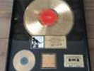 BRUCE SPRINGSTEEN gold Award Born To Run RIAA an Clarence Clemons