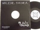 Mylène FARMER maxi LP RARE PROMO longue durée My soul is slashed année 1993