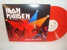 IRON MAIDEN METAL FOR MANTIS RED VINYL LP JAPAN LIVE 1980