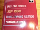 AUDIOPHILE REISSUE:  Clifford CURZON Grieg Franck Litolff LP DECCA SXL 2173