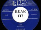 The Crows DOO WOP 45 (Rama 5 black wax) Gee / I Love You So   VG++   CLASSIC
