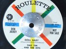 DOO WOP 45 - TINY TIM AND THE HITS - DOLL BABY /WEDDING BELLS PROMO HEAR