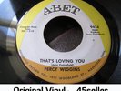 ? PERCY WIGGINS 'That's Loving You' RARE ORIGINAL Northern Soul 45 HEAR