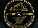 VICTOR 17318  AL JOLSON  1913  YELLOW JACKET GIRL / SPANIARD THAT BLIGHTED... E-