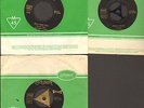3 X ORIGINAL LONDON SINGLE 45s- PAT BOONE-LITTLE RICHARD- FATS DOMINO- RARE