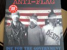 ANTI-FLAG BRAND NEW FACTORY SEALED RED VINYL LP 'DIE FOR THE GOVERNMENT'