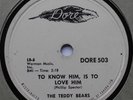 THE TEDDY BEARS To know him is to love him CANADA 1958 Phil Spector DORE 503 78