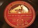 JAZZ PICKARD'S CHINESE SYNCOPATERS Stay Out Of The South HMV 5528 EE- Hotstring