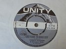 Tommy McCook & Stranger Cole - Last Flight To Reggie City 1968 UK 45 UNITY