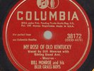 minty BILL MONROE & BLUE GRASS BOYS 78 Col. 38172 
