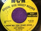Roy Orbison signed 45 rpm