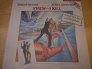James Bond A View to a Kill LP Record  SJ-12413 1985 NEW Original Pressing