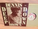 DENNIS BROWN LP Deep Down OBSERVER original RARE roots